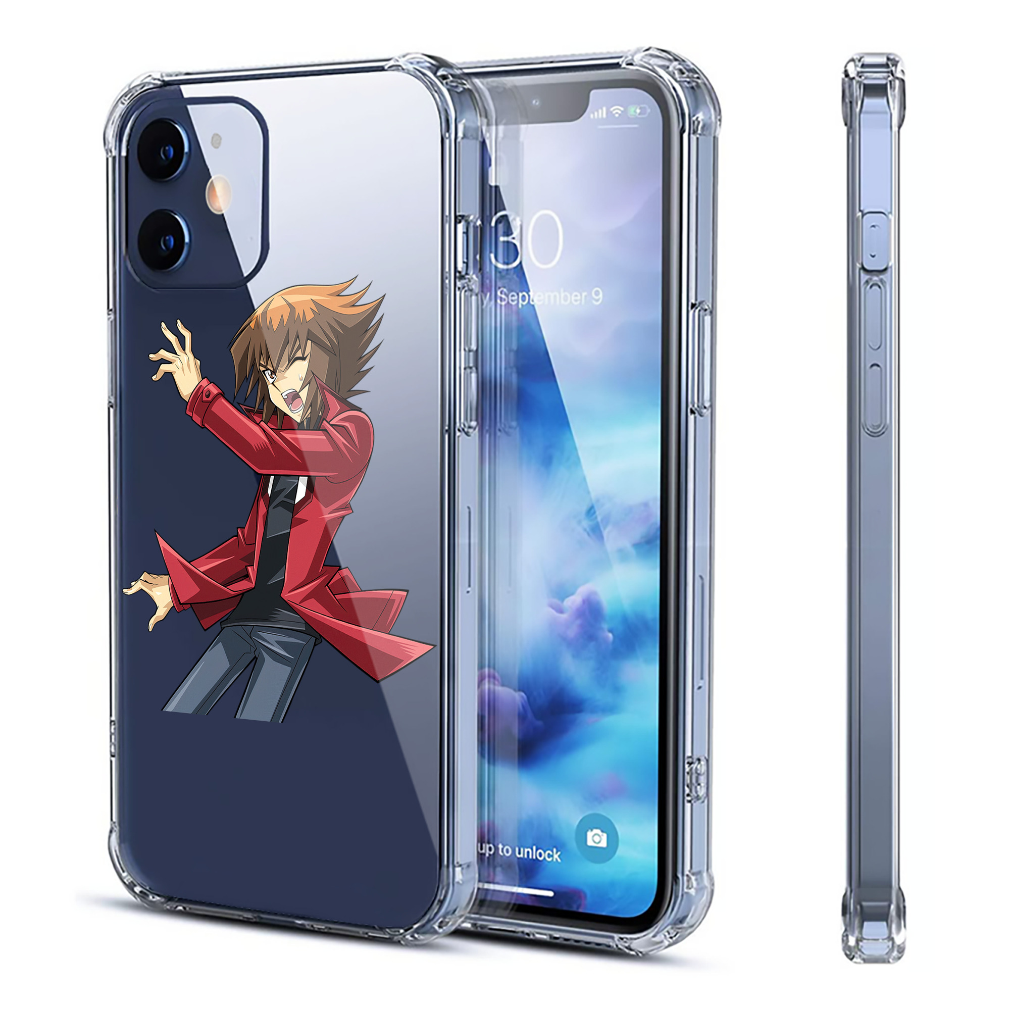 （画像用） 遊☆戯☆王 Yu-Gi-Oh! 【iPhone 12シリーズ対応】透明スマホケース（クリアソフトケース）